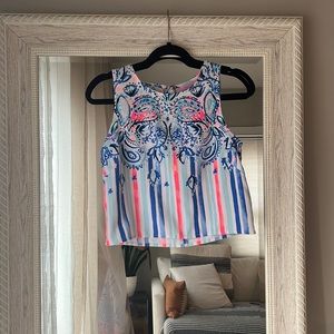 Lilly Pulitzer two piece Donna romper set